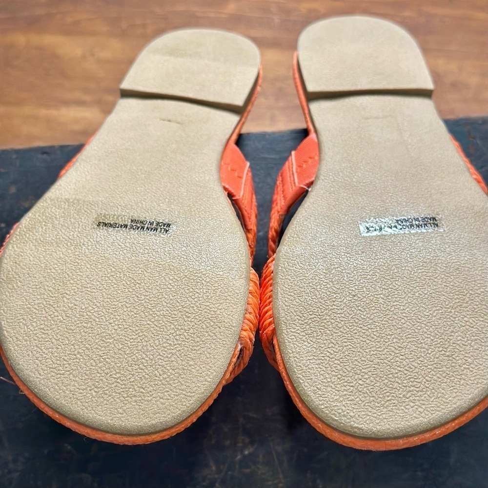 DV by Dolce Vita Women's Bright Orange Geeya Sandals - Picture 4 of 6